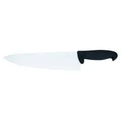 COUTEAU  DE CUISINE - LAME EN ACIER INOXYDABLE TEMPRÉ AISI 420 - POIGNÉE EN CAOUTCHOUC ANTIDÉRAPANTE - LAVABLE AU LAVE VAISSELLE - LAME 30 cm
