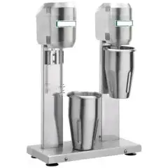 BLENDER FRAPPÉ - Mod. DMB20 - N. 2 Verres inox 2 x 0,8  Lt - Puissance 400+400 W - Monophasé 220-240V/1/50-60Hz - Norme CE