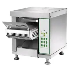 TOASTER CONVOYEUR - Mod. CVT1 - Production horaire: N. toast  50 ÷ 150 - Puissance 1300 W - Monophasé 220-240V/1/50-60Hz - Norme CE