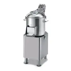 ÉPLUCHEUSE À POMME DE TERRE - MOD. QQS21 - CAPACITÉ DE CHARGE Kg. 10 - PUISSANCE W 735 - Alimentation MONOPHASÉ ou TRIPHASÉ - Norme CE