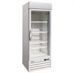 ARMOIRE RÉFRIGÉRÉE EN TÔLE PEINTE - SNACK - Mod. G-SNACK420BTG - Capacité  578 Lt - N. 1 PORTE EN VERRE - Température -18º/-22ºC - Dim. 68x63x213 cm - Norme CE