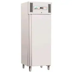 ARMOIRE RÉFRIGÉRÉE EN TÔLE ETUVÉE ALUMINIUM - STATIQUE - Mod. G-GNB600TN - GASTRONORM 2/1 ( 65x53 cm) - N. 1 PORTE - CAPACITÉ BRUTE 507 LT - Température +2°/+8°C - Dim. 68x80x201 cm - Norme CE