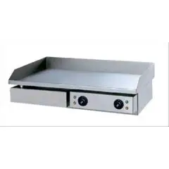 PLANCHA ÉLECTRIQUE DE COMPTOIR - Mod. GHN 75L - Surface lisse - Plan de cuisson 72,5x40 cm - Puissance kW 4,4 - Alimentation monophasé - Dim.73,5 x 53 x h 24,5 cm - Norme CE