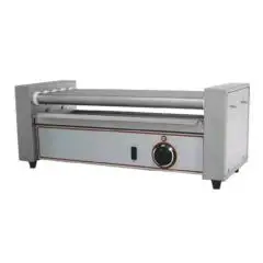 MACHINE CHAUFFE SAUCISSES - Mod. R 5 - 5rouleaux en acier inox - Température +50/+250 °C - Puissance W 430 - Alimentation monophasé - Dim.58 x 22,5 x h 23 cm- Norme CE