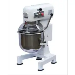 BATTEUR MÉLANGEUR PLANÉTAIRE - Mod. IP 30 - Base en fonte - Cuve en acier inox - Capacité cuve 25 L - Puissance 1,5 kW - Alimentation monophasée - Dim. 55 x 50 x h 89 cm - Norme CE