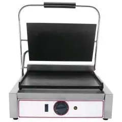 PLAQUE ÉLECTRIQUE EN FONTE - Mod. LM 1 - Plaque simple lisse - Plan cuisson 22,5x23 cm - Puissance 1,8 kW - Alimentation monophasée - Dimensions L 43 x P 31 x h22 cm - Norme CE