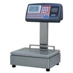 BALANCE DE BANC ÉLECTRONIQUE - MOD. SUMMA - CAPACITÉ: Kg 12/30 div. 2/5 grammes - TAILLE CM L 37 X P 34 X H 55 - DISPONIBLE EN COULEURS: GRIS, BLANC ET ROUGE - NORME CE
