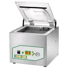 MACHINE D'EMBALLAGE SOUS VIDE À CLOCHE DE COMPTOIR - Mod SCC/250 - Barre de soudure de 250 mm