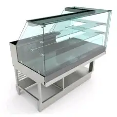 PARTIE FINALE  POUR VITRINE SNACK RÉFRIGÉRÉE - MOD. VSRVADTERMSX -SEMI OUVRÉ,IL NÉCESSITE DE PANNEAUX-  VERRES HAUTES PLATS - RÉFRIGÉRATION STATIQUE  - ALIMENTATION V 230/50Hz MONOPHASÉ  - PUISSANCE  W 756 - CAPACITÉcm ³ 12 - DIM. Cm L 152,1 x P 82,8 x H 