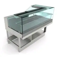 PARTIE FINALE  POUR VITRINE SNACK RÉFRIGÉRÉE - MOD. VBRVBDTERMSX115 -SEMI OUVRÉ,IL NÉCESSITE DE PANNEAUX-VERRES BAS PLATS à L  - RÉFRIGÉRATION STATIQUE  - ALIMENTATION V 230/50Hz MONOPHASÉ  - PUISSANCE  W 756 - DIM. Cm L 152,1 x P 82,8 x H 115,1