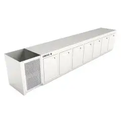 COMPARTIMENT À BAR RÉFRIGÉRÉ ENCASTRABLE - MOD. CIR770/TN400 - Température TN +4°C/+8°C - L. 400 cm - AVEC UNITÉ CONDENSATRICE INCORPORÉE