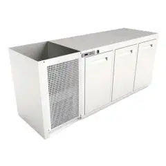 COMPARTIMENT À BAR RÉFRIGÉRÉ ENCASTRABLE - MOD. CIR850/TN200 - Température TN +4°C/+8°C - L. 200 cm - AVEC UNITÉ CONDENSATRICE INCORPORÉE