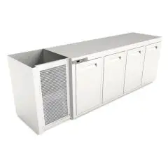 COMPARTIMENT À BAR RÉFRIGÉRÉ ENCASTRABLE - MOD. CIR850/TN250 - Température TN +4°C/+8°C - L. 250 cm - AVEC UNITÉ CONDENSATRICE INCORPORÉE