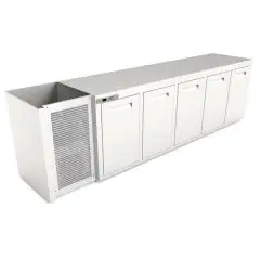 COMPARTIMENT À BAR RÉFRIGÉRÉ ENCASTRABLE - MOD. CIR850/TN300 - Température TN +4°C/+8°C - L. 300 cm - AVEC UNITÉ CONDENSATRICE INCORPORÉE