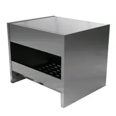 Trèmie pour pain équipée de tiroir ramasse miettes- Longueur cm 72 - Profondeur 60 cm - Hauteur 60 cm
