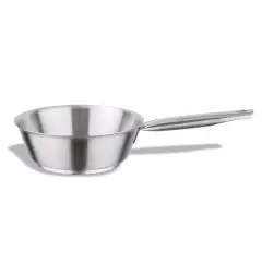 CASSEROLES CONIQUES EN ACIER INOX 18/10 - COMPATIBLE AVEC CUISINE À INDUCTION