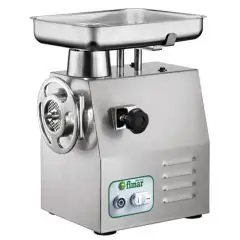 HACHOIR PROFESSIONNEL À VIANDE 22/RG - Groupe de broyage en aluminium - Fonction marche arrière - Puissance 1,5 chevaux - 1100W 230V monophasé - Production horaire Kg/h 200-300