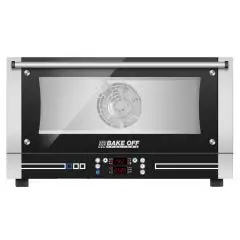 FOUR ÉLECTRIQUE À CONVECTION AVEC HUMIDIFICATEUR ET COMMANDES NUMÉRIQUES - Cod. BISTROT 364D - CONVIENT POUR PÂTISSERIE ET BOULANGERIE - Capacité plaques n. 3 60 x 40 cm- Puissance kW 3,6 -Voltage230 V 50/60 Hz MONOPHASE - Température max °C 270 - Dim. Ex