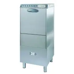 LAVE VAISSELLE PROFESSIONNEL mod. B 4SC - PASSAGE UTILE HAUTEUR MAXIMUM cm 47- PANIER CARRE' cm 50x62 - Cycle 120" / 240" - Dimension totale cm 59,4x75,3x143,4