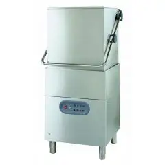 LAVE VAISSELLE PROFESSIONNEL mod. B 6 1P - PASSAGE UTILE HAUTEUR MAXIMUM cm 43 - PANIER CARRE' cm 50x50 - Cycle 90" / 180" - Dimension totale cm 70,4x84,1x147,4