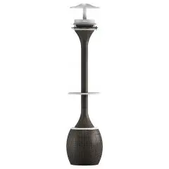 Brumisateur extérieur Idrobase - Mod AURORA 25 B - Rafraîchisseur par brumisation - Puissance du ventilateur 60 W - Base de support - Hauteur de 220 cm