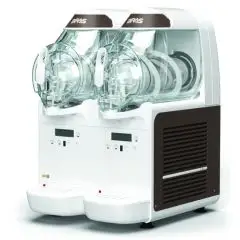MACHINE POUR CRÈMES ET GLACES SOFT "À L'ITALIENNE"- MOD. B CREAM 2 - 2 CUVES - 1 COMPRESSEUR - CAPACITÉ RÉCIPIENT 6 + 6 L - Dim. L 40 x P 48 x h 62 cm - NORME CE