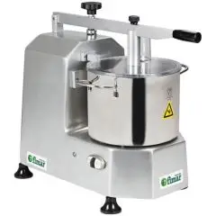 CUTTER - MOD BC5N - en aluminium - Capacit&eacute; cuve Lt 5 - Puissance de 0,5 cheval (0,5 ch) / 0,37 kilowatts (kW) - Monophas&eacute;