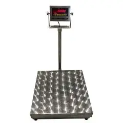 BALANCE PLATEFORME - BALANCE AU SOL - Mod PMERCURY - CAPACITÉ DE CHARGE KG À PARTIR DE: 60/150/300 - Tôles en acier inoxydable