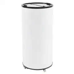 PRÉSENTOIR RÉFRIGÉRÉ POUR BOISSONS - Mod DN65H - Capacité de 65 L - Réfrigération statique - Alimentation monophasée - Puissance 100 W - Dimensions cm ø 44,5 x 96,5h - Norme CE