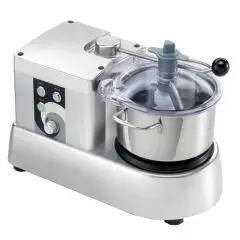 CUTTER - MOD. D5 - Capacité cuve  Lt 3,3 - Capacité partie intérieure de la cuve Lt 1,5 - PUISSANCE Watt/Hp 600/0,8 - MONOPHASÉ - Norme CE