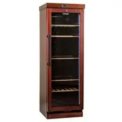 Vitrine réfrigérée pour vin - Mod CANTINETTA 1P - Ventilée - Température +3°/+16°C - Capacité Lt 345 - Dimensions L 64,3 x P 62 x H 183,7 cm