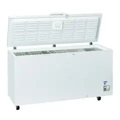 CONGÉLATEUR COFFRE - Mod CF 608 - CAPACITÉ 600 L - RÉFRIGÉRATION STATIQUE - TEMPÉRATURE -15°/-25°C - Dimensions cm L 180,5 x P 70 x H 85 - Norme CE