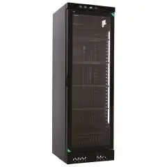 ARMOIRE RÉFRIGÉRÉE EN TÔLE PEINTE - POUR BOISSONS - FROID BRASSÉ - Mod. EN372XIN - CAPACITÉ 382 L - 1 PORTE VITRÉE - TEMPÉRATURE 0/+10°C - DIM. L 60 x P 62 x H 186,3 cm - NORME CE