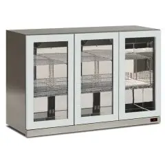 Vitrine r&eacute;frig&eacute;r&eacute;e murale SUBZERO inox mod&egrave;le COLD WALL 300 INOX, capacit&eacute; 280 l et temp&eacute;rature -2&deg;C/+10&deg;C.
