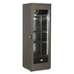 EXPOSITEUR RÉFRIGÉRÉ POUR VIN - Mod CW 400 L 2 MT - Capacité 375 L - Température +2/+20 °C - Mono et multi-température - Puissance 230 W - Alimentation monophasée - Dimensions cm L 64 x P 61,3 x H 188,5