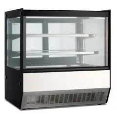 Vitrine réfrigérée de comptoir pour snacks avec une capacité de 130 litres et une température de +0 à +18 °C Klimaitalia FNZ70