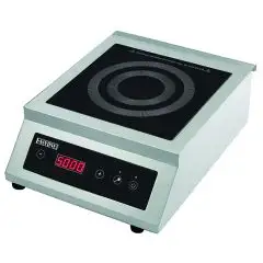 PLAQUE À INDUCTION - Mod E500A - Plaque en vitrocéramique - Alimentation triphasée 400V/3N/50Hz - Puissance kW 5