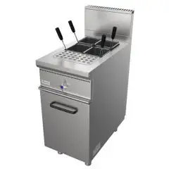 CUISEUR À PÂTES - MOD. G7MUI1V40 - N. 1 cuve 28 Lt - N. 1 compartiment neutre avec porte  - Puissance kW 11 - Dim.  40x70xh85 cm - Norme CE