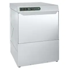 LAVE-VERRES - Mod EKO40 - Passage utile hauteur maximum cm 27,6 - Panier carrè cm 40x40 - Cycle 60-120" - Doseur de produit de rinçage et de détergent - Dimension cm L 48 x P 51,8 x h 69,6