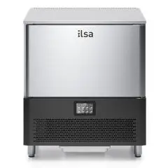 CELLULE DE REFROIDISSEMENT RAPIDE ET SURGÉLATEUR ÉLECTRONIQUE EVOLUTION COMBI CHILL - Mod AB05E584 - Refroidissement à air - Capacité plaques: 5 x GN 1/1 (32,5 x 53 cm ) et 60 x 40 cm - Rendement de refroidissement : +90° à +3° en 90 min. (20 kg) - Rendem