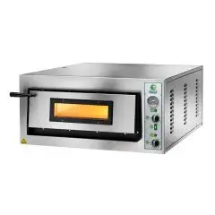 FOUR À PIZZA ÉLECTRIQUE - Mod.. FME 9 - Panneau de contrôle MANUEL - Monophasé/triphasé - N. 1 chambre - Dim. chambre cm 91x91xh14 - Puissance 9,6 kW - Norme CE