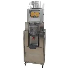 PRESSE AGRUMES AUTOMATIQUE RÉFRIGÉRÉ - EN ACIER INOX  - Mod. FREEZER - AVEC RÉCIPIENT RÉFRIGÉRÉ +1/+8°C - CAPACITÉ  20/25 jus pressé par minute - VOLUME FRUIT  max Ø mm 80 - NORME CE