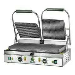 PLAQUE EN FONTE - ÉLECTRIQUE - Mod. PE 50R - Plaque double nervurée - Plan de cuisson: cm 48x23 - Puissance 3600 W - 230V Monophasé - 230/400 V triphasé - Norme CE