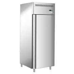 ARMOIRE RÉFRIGÉRÉE EN ACIER INOX AISI 201 - POUR  PÂTISSERIE - VENTILÉ  - Mod. G-PA800BT-FC - CAPACITÉ BRUTE 737 Lt - N. 1 PORTE - Température -18º/-22ºC - Dim. 74x99x201 cm - Norme CE