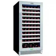 Vitrine réfrigérée pour vin ventilée avec température de 0 à +10 °C Forcar G-VI120S