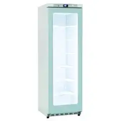 Armoire réfrigérée congélateur - Mod GN 400 G BT - Statique avec agitateur - 1 porte vitrée - Capacité 400 L - Température -15°/-22°C - Dimensions L 60 x P 62,5 x H 186 cm