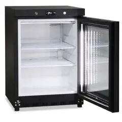 Armoire cong&eacute;lateur mod&egrave;le GN 200 G BT BLK, temp&eacute;rature -15&deg;C / -20&deg;C, capacit&eacute; brute 200 Lt, dimensions ext&eacute;rieures 600 x 625 x 850 mm.