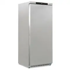 Armoire r&eacute;frig&eacute;r&eacute;e statique ventil&eacute;e en acier inoxydable mod&egrave;le GN 600 TN INOX, temp&eacute;rature 0&deg;C / +10&deg;C, capacit&eacute; brute 600 Lt, dimensions ext&eacute;rieures 775 x 760 x 1860 mm.