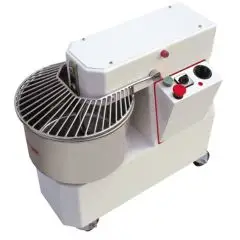 PÉTRIN À SPIRALE - TÊTE FIXE - Mod KH22 2V - Alimentation V 400 triphasé - Capacité de la cuve 22 litres - Poids de la pâte 18 kg - Puissance 0,37/0,55 kW - Norme CE