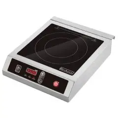 PLAQUE À INDUCTION - Mod. IND 350 B - Plaque en vitrocéramique - Écran à LED - Surface inductive 120 mm ÷ 260 mm - Puissance 3500 W - Alimentation monophasée - Dim. L 33 x P 42,5 x h10,5 cm - Norme CE
